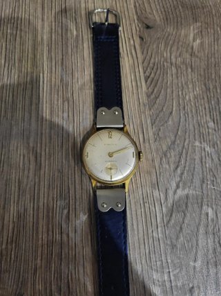 Orologio Kienzle Meccanico Vintage Anni '50 Oro Bi