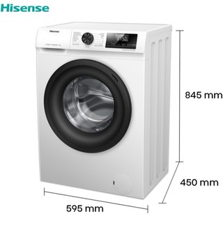 Lavadora Hisense WFQP7012EVM 7kg Vapor
