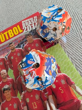 Póster Selección Española Mundial Brasil 2014