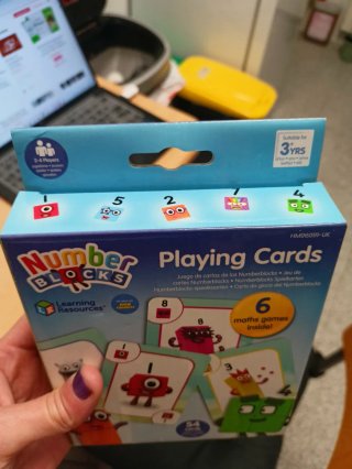 Cartas Numberblocks Juego de Mesa