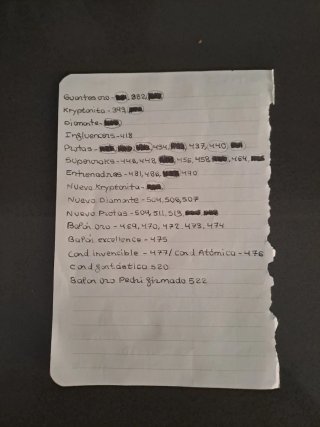 Lista repetidos Adrenalyn 25-26.
