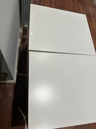 2 Mesitas de noche blancas ikea malm