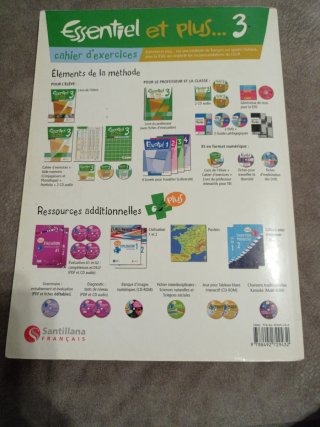 ESSENTIAL ET PLUS 3 PACK CAHIER