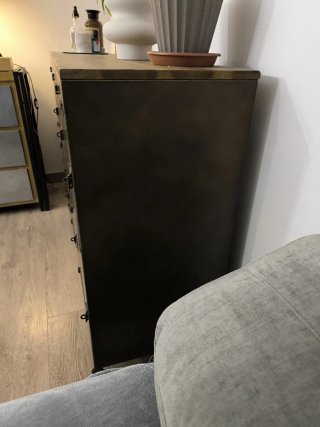 Mueble almacenaje industrial metal y madera