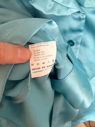 Camisa vintage LC cuello babydoll satinada