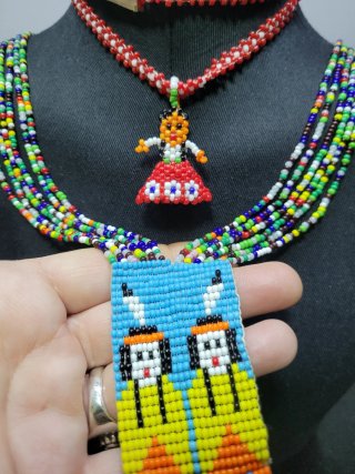 Collares Cuentas Nativos Americanos