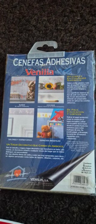 Dos Cenefas Adhesivas Venilia Carreras