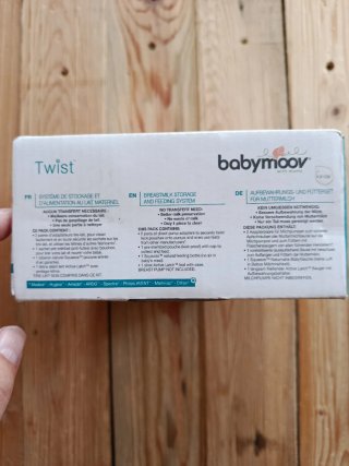 Kit tiralatte e conservazione latte materno Babymoov Twist