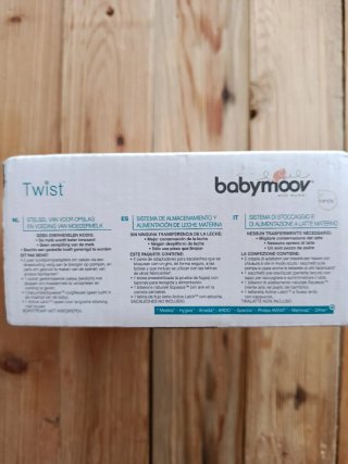 Kit tiralatte e conservazione latte materno Babymoov Twist