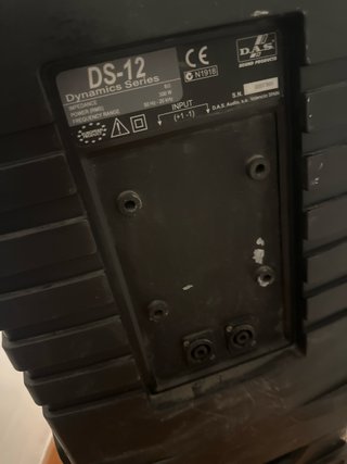 Altavoces DAS DS-12 300w Negros