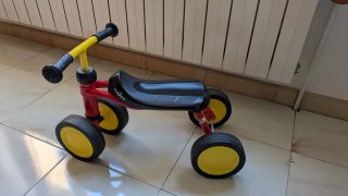 Bicicleta Puky Pukylino Roja y Amarilla