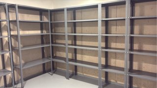 Baldas metálicas para estanterías modulares