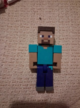 Muñeco /Figura Steve Minecraft