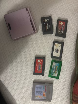 Nintendo Game Boy  AGS 101 Advance SP Rosa