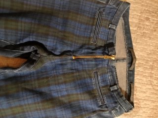 Guess pantaloni scozzesi Y2K