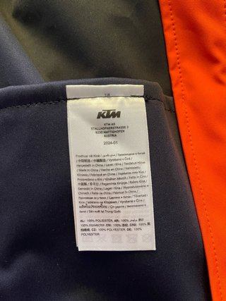Chaqueta KTM Racing Team 2025