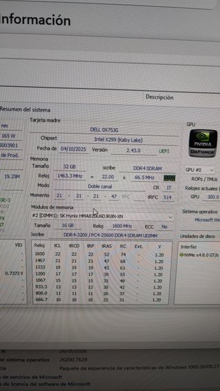 PC Dell i9 RTX 2080S | 32GB RAM | 1TB NVMe