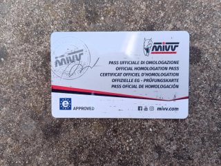 Tubo de escape MIVV Carbono