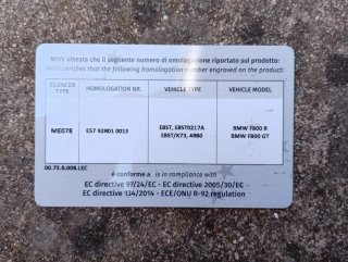 Tubo de escape MIVV Carbono