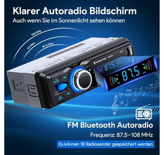 Radio Coche Bluetooth 5.0 N2215