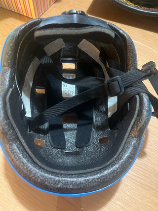 Casco patinete/skate niño azul