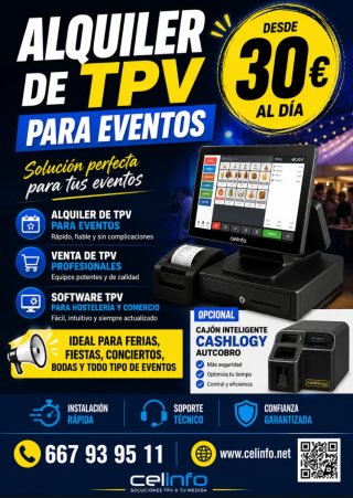 Alquiler de Tpv para eventos