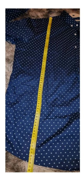Camisa de vestir azul marino XXL