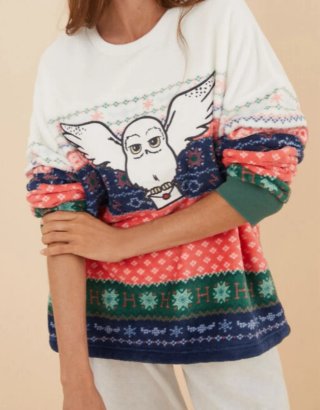 Pijama de mujer tejido Polar Harry Potter talla S