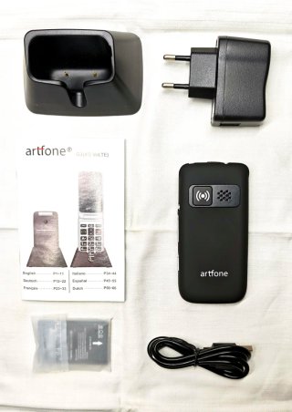 Artfone G3 - Telefono per anziani - Torcia & Tasto