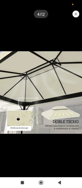 Lona de repuesto para pérgola