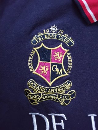 Polo Vintage Nautical Style/ Yachting Club talla M