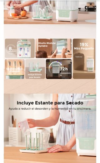 Esterilizador-secador biberones MOMCOZY. NUEVO!