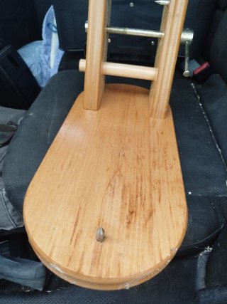 Jamonera de madera