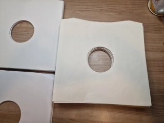 110 Fundas Interiores Vinilos 12 Papel Blanco
