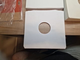 110 Fundas Interiores Vinilos 12 Papel Blanco