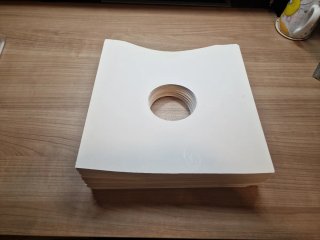 110 Fundas Interiores Vinilos 12 Papel Blanco