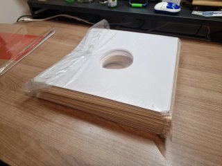 110 Fundas Interiores Vinilos 12 Papel Blanco