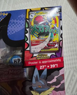 Póster Mega Lucario en inglés Ascended Heroes