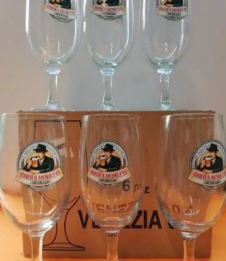 Set 6 Calici Birra Moretti Venezia 0.4L