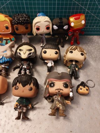Vari Funko Pops di Film, Anime e giochi