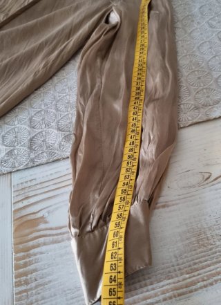 Camicia Seta Sissy Haas Tg.M-L  Beige/Oro