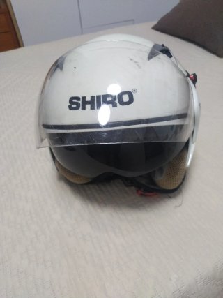 Casco Moto Shiro SH-70Talla XL Blanco