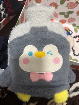 Bolsa de agua pingüino peluche