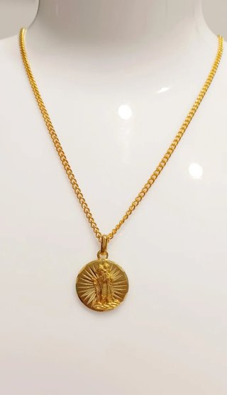 Medalla San Cristóbal con cadena