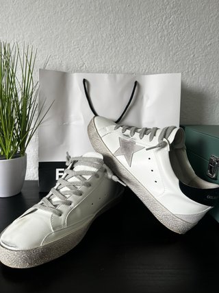 Golden Goose Superstar Sneakers Blancas y Grises