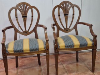 Ganga Muebles Salón Clásicos Madera y  2 sillones