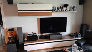Mueble salón madera maciza