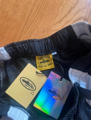 Cortez Pantalones Cortos Negros y Blancos