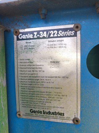 Cesta Elevadora Genie