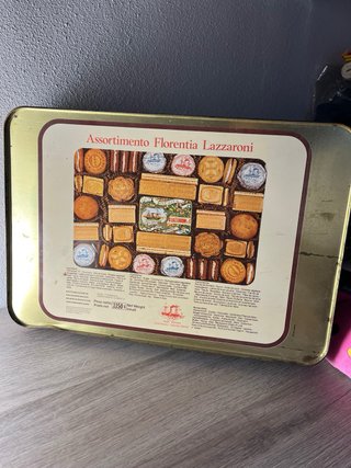 Scatola Latta Vintage Amaretti Saronno
